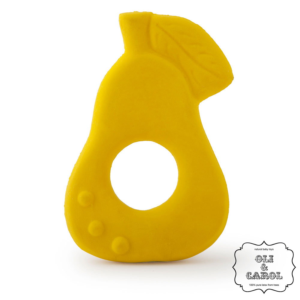 2 x Anneaux de dentition - Poire – LCHFR-PEAR – PUHT 5,10 € PVC 11,20 €