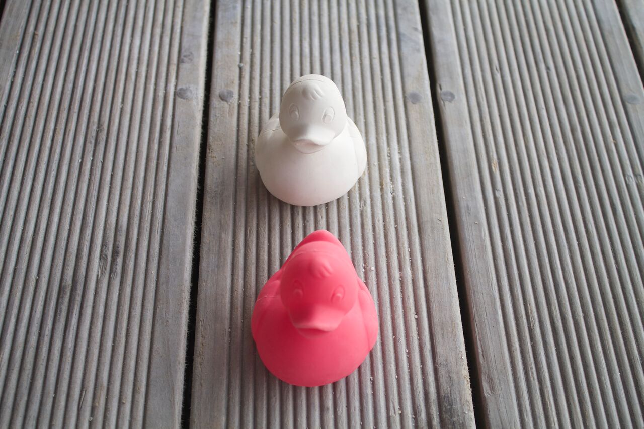 2 x Canards Monochrome Small - Rose – LDSM-PINK – PUHT 5,00€ PVC 11,00€