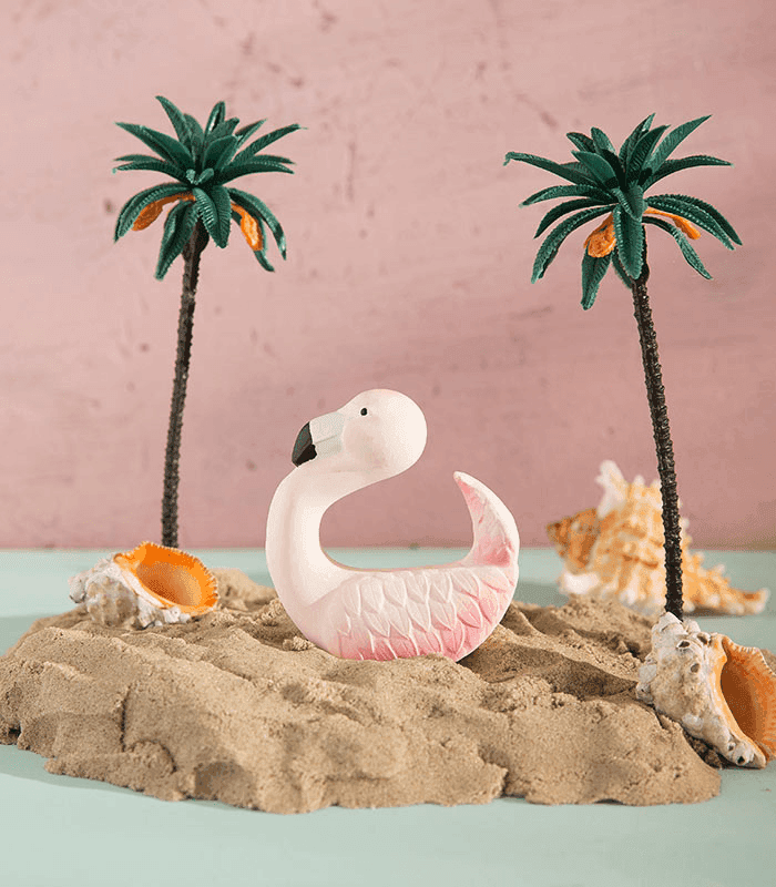 2 x Bracelets - Flamingo – L-FLAMINGO – PUHT 7,27€ PVC 16,00€